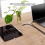 Nanocable Cable Prolongador USB-C 3.2 Gen2x2 20Gbps 1m Negro